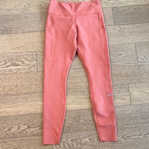 Nike Peach Pink Running Leggings